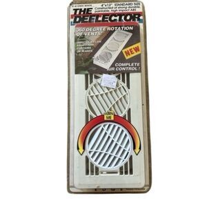 The Deflector Standard Size Register Heating Floor Vent NOS